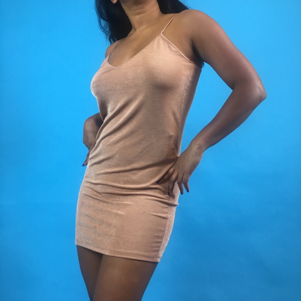 Zara Champagne Rose Color Dress 🌷